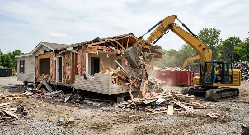 Modular Home Demolition in Houston, TX