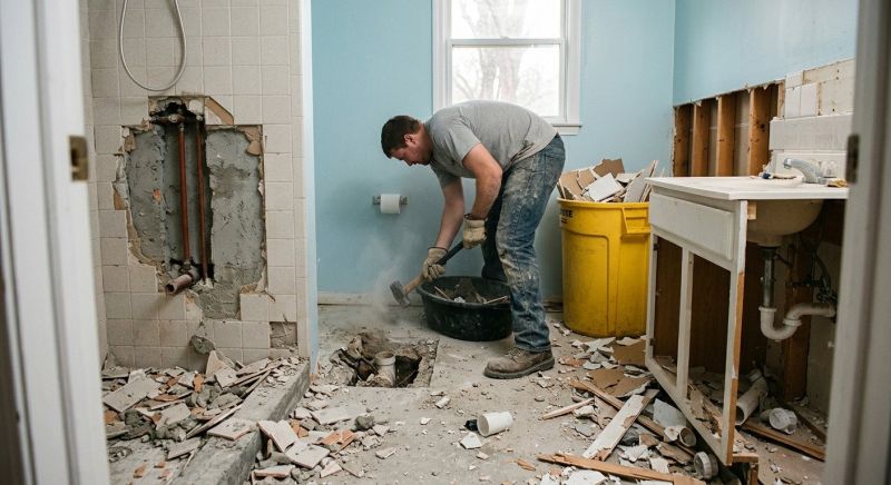 Bath Demolition in Frederick, MD