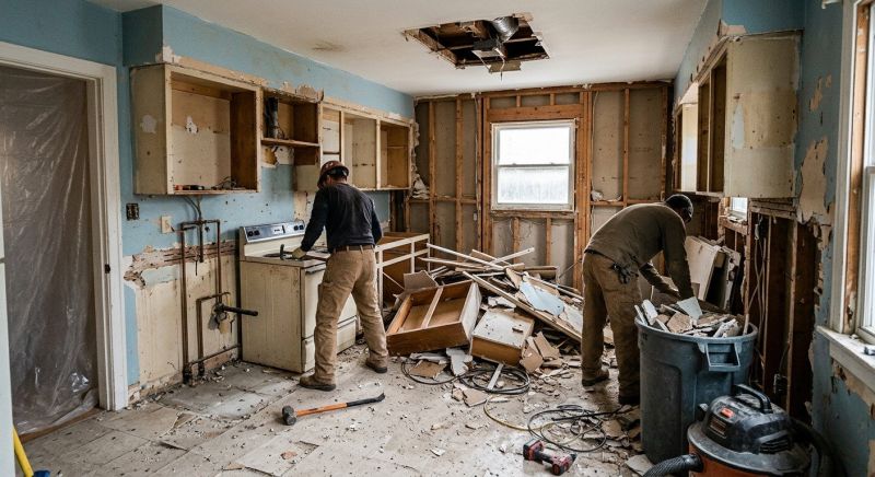 Cabinet Demolition in Frederick, MD