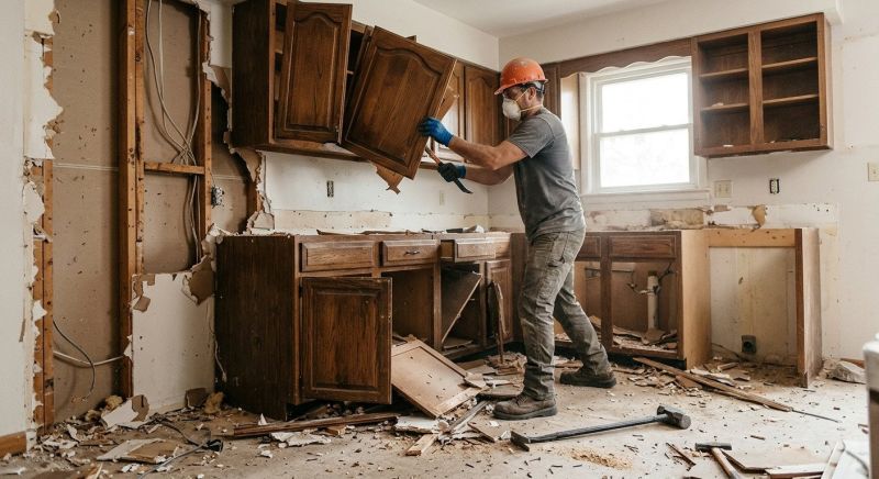 Cabinet Demolition in Sacramento, CA