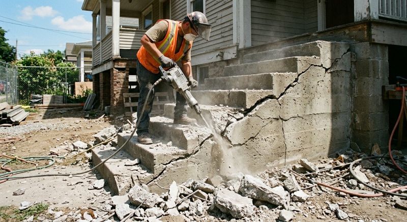 Cement Demolition in Sacramento, CA