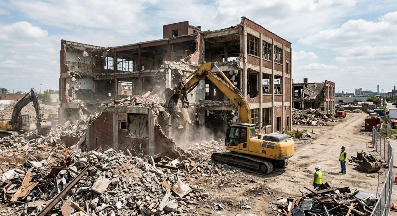Commercial Property Demolition in Houston, TX