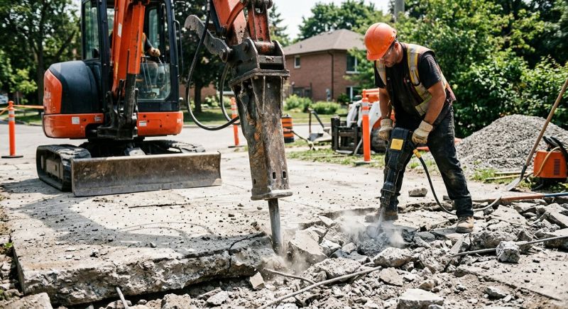 Concrete Breaking Service in Sacramento, CA