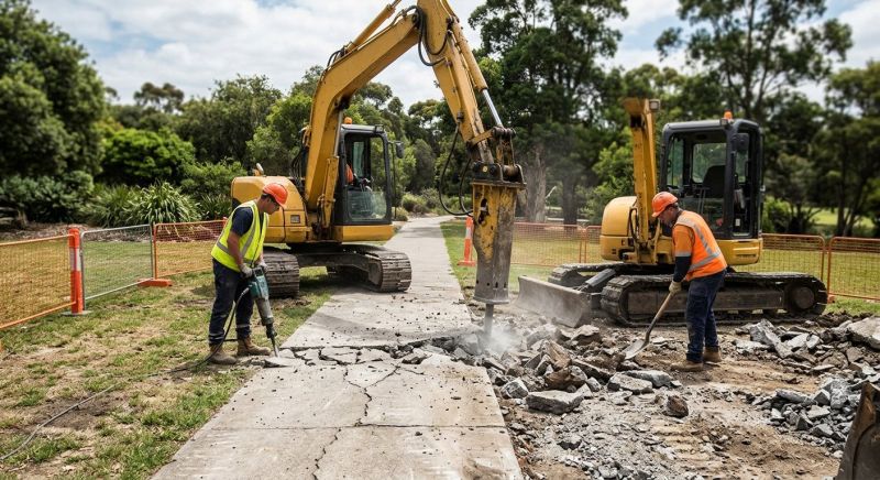 Concrete Pathway Removal in Bergen County, NJ