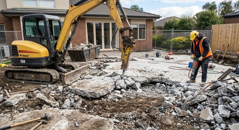 Concrete Patio Demolition in Sacramento, CA