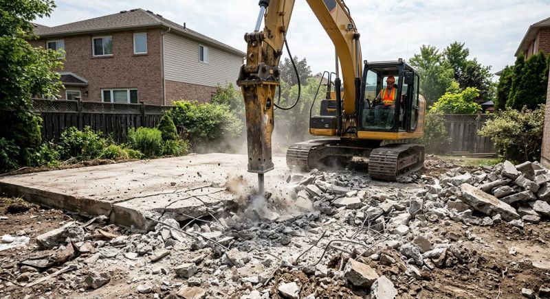Concrete Pavement Demolition in Bergen County, NJ