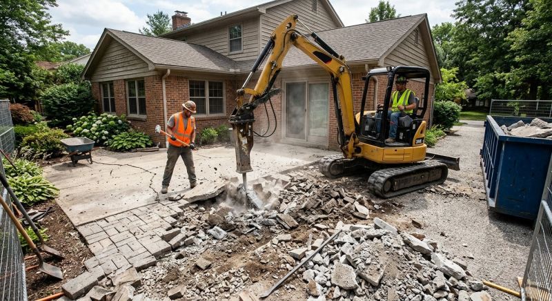 Concrete Pavement Demolition in Sacramento, CA