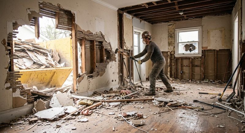 Hearth Demolition in Frederick, MD