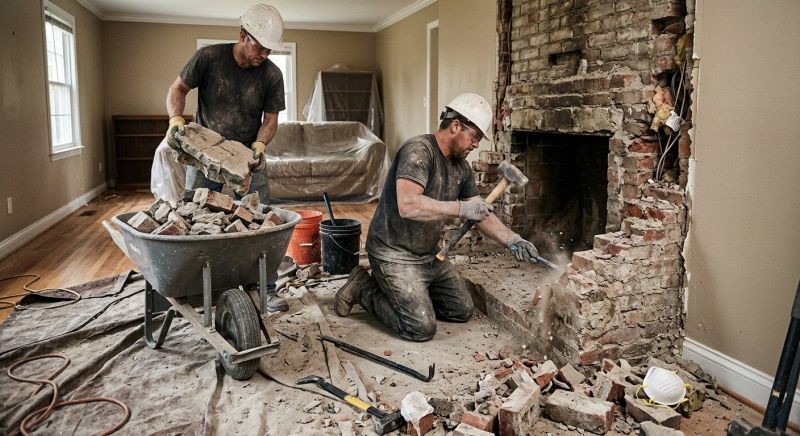 Hearth Demolition in Bergen County, NJ