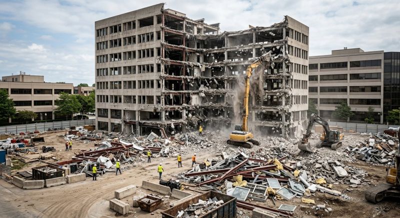 Industrial Demolition in Sacramento, CA