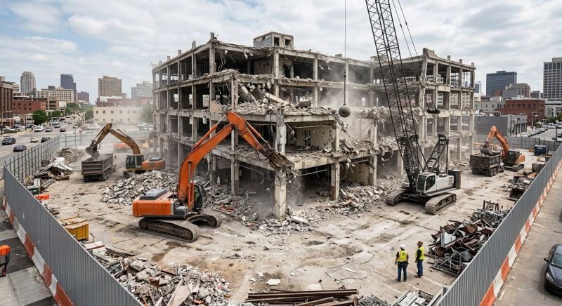Industrial Demolition in Houston, TX