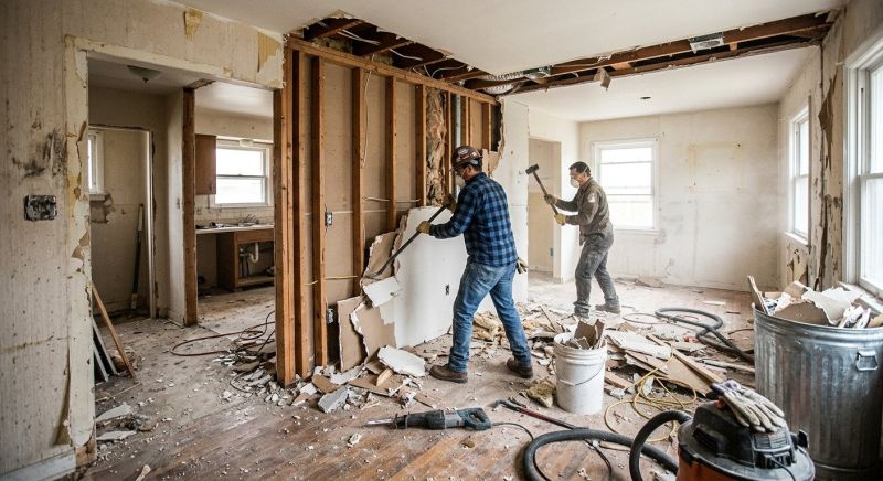 Interior Wall Demolition in Bergen County, NJ