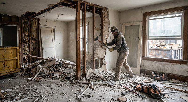 Interior Wall Demolition in Bergen County, NJ