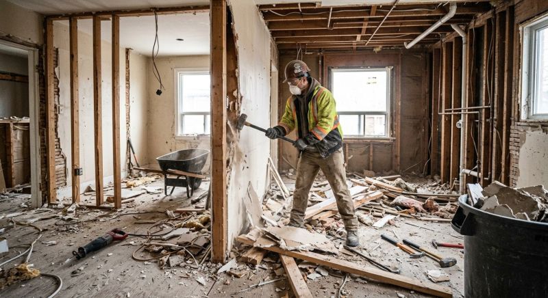 Interior Wall Demolition in Bergen County, NJ