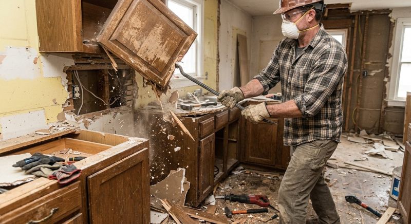 Kitchen Cabinet Demolition in Sacramento, CA