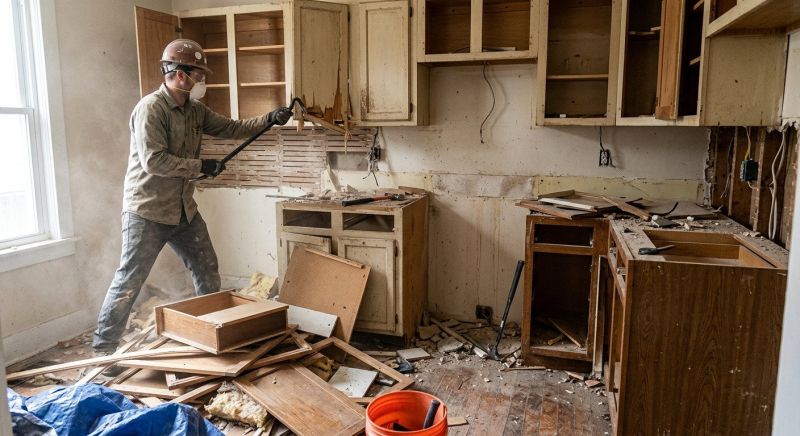 Kitchen Demolition in Sacramento, CA
