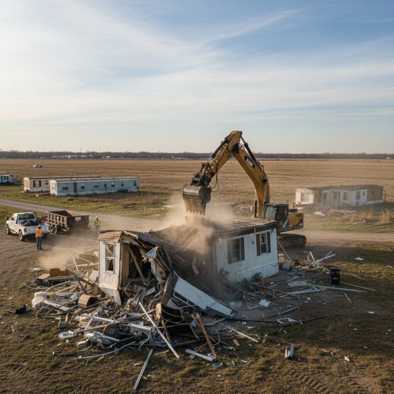 Mobile Home Demolition in Bergen County, NJ