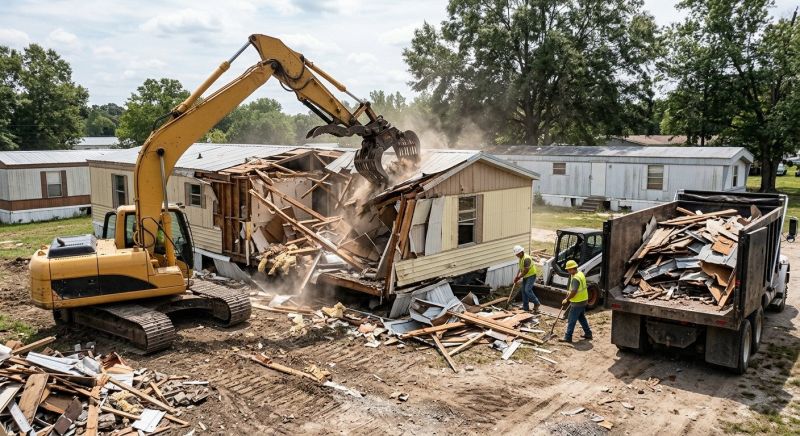 Modular Home Demolition in Houston, TX