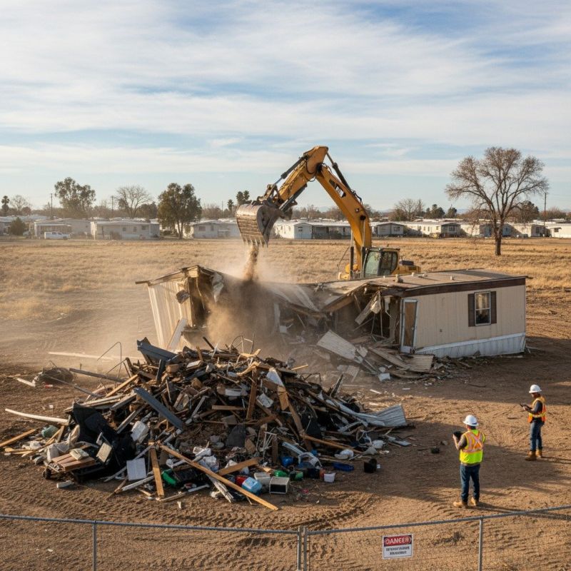 Modular Home Demolition in Katy, TX