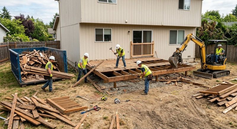 Pool Deck Demolition in Bergen County, NJ