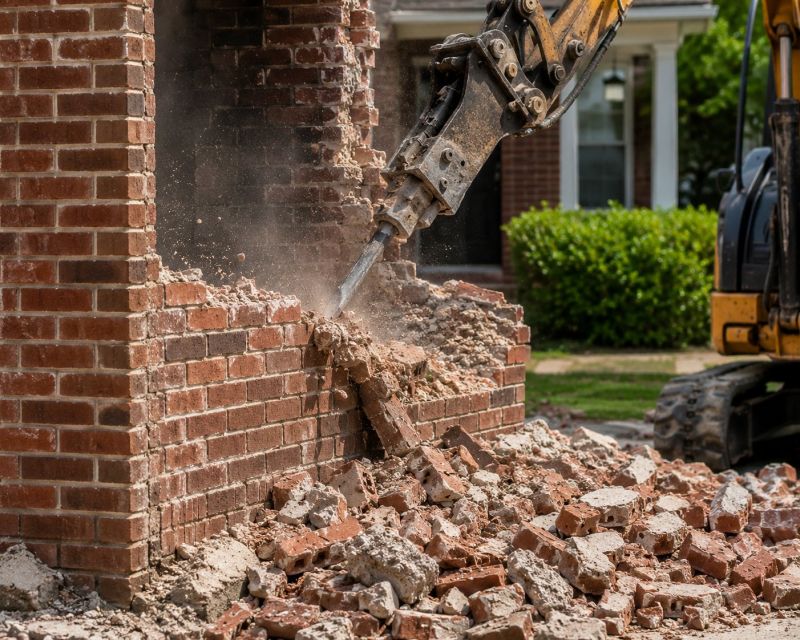 Retaining Wall Demolition in Sacramento, CA