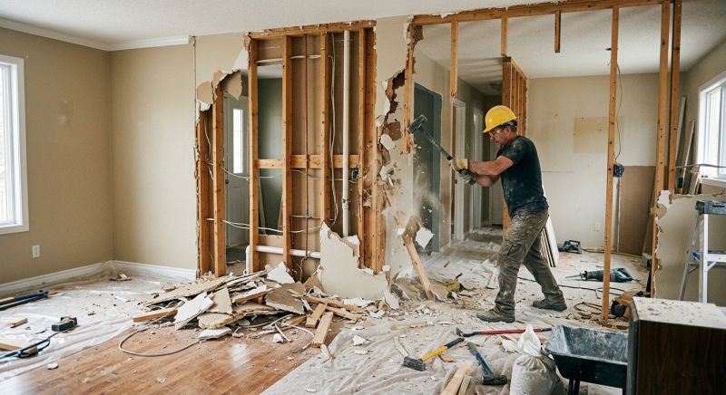 Subfloor Demolition in Frederick, MD