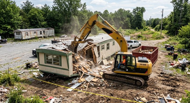 Trailer Home Demolition in Bergen County, NJ